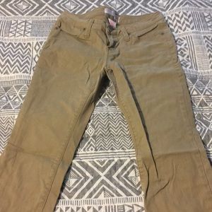 No boundaries tan boot cut pants
